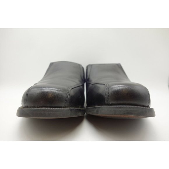 Clarks Black Leather Slip On Dress Loafers Shoes Men\'s 11 M